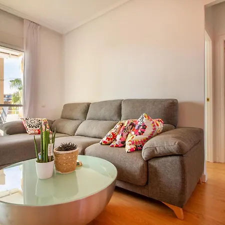 Beach Front Apartment In Los Arenales Del Sol Exterior photo